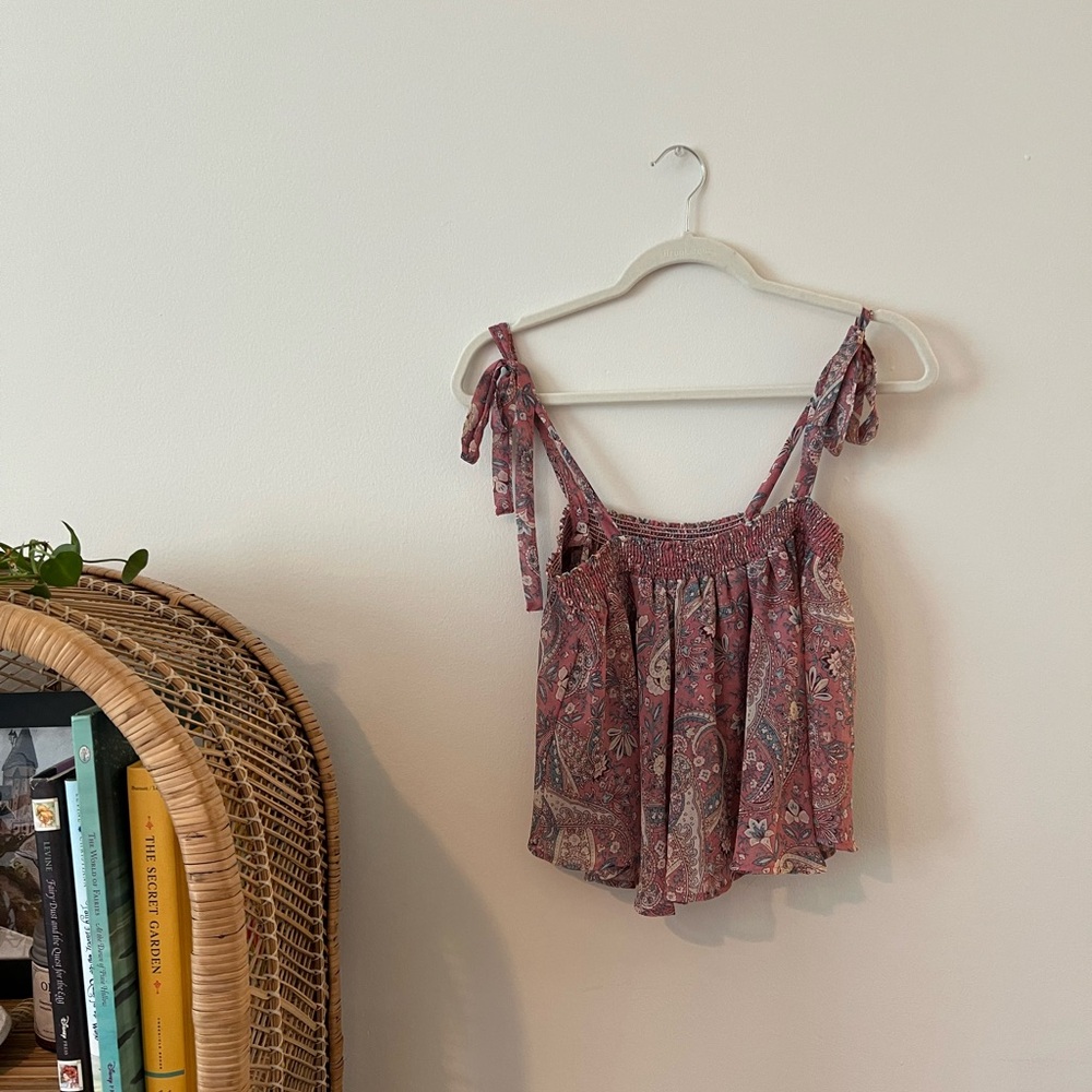 Show me your mumu Floral Pink Sleeveless Top